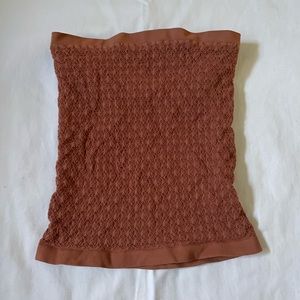 Free people textured tube top in honey